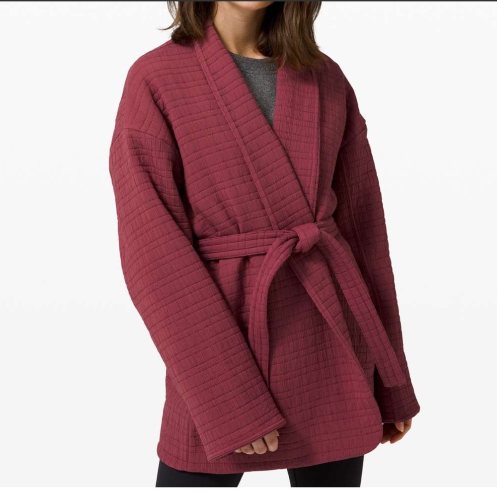 Lululemon Serene Travels Wrap - Burgundy